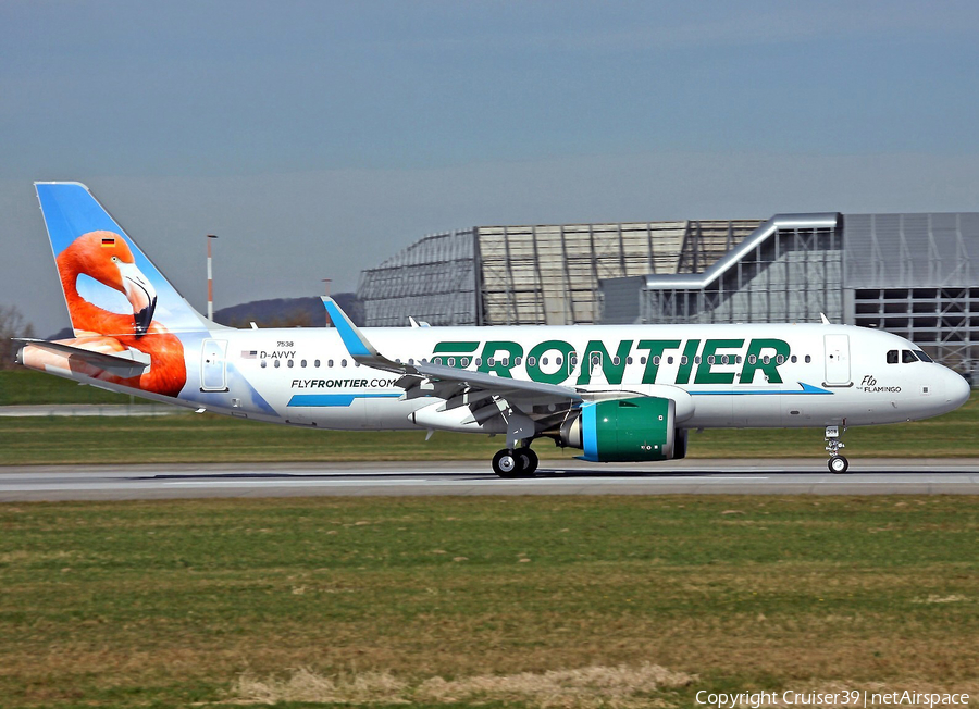 Frontier Airlines Airbus A320-251N (D-AVVY) | Photo 205769