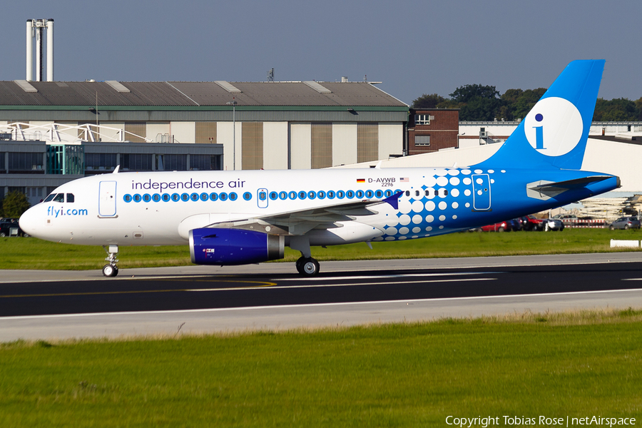 Independence Air Airbus A319-132 (D-AVWB) | Photo 327438