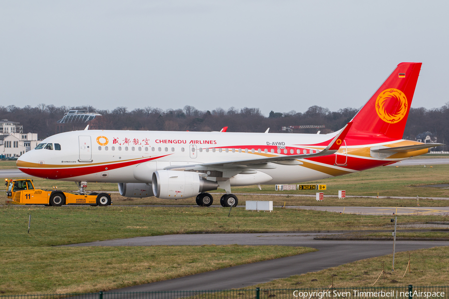 Chengdu Airlines Airbus A319-115 (D-AVWD) | Photo 206030