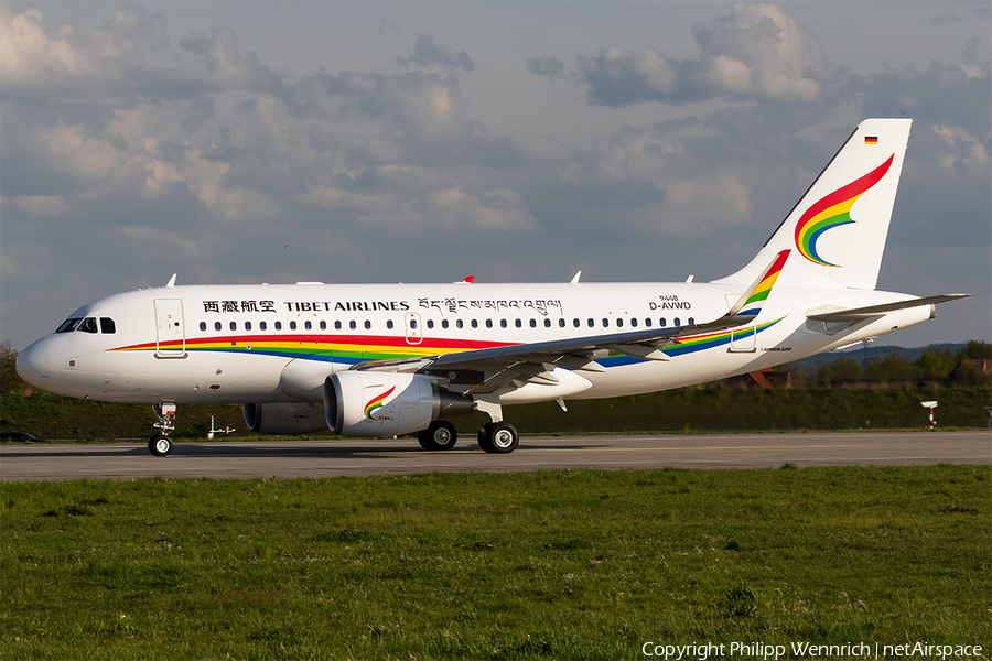 Tibet Airlines Airbus A319-115 (D-AVWD) | Photo 383505