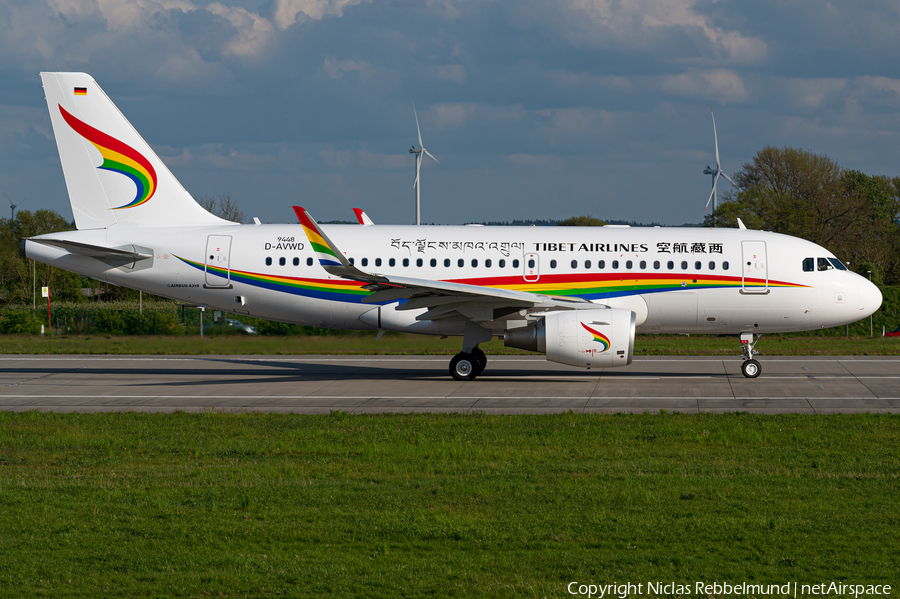 Tibet Airlines Airbus A319-115 (D-AVWD) | Photo 383509