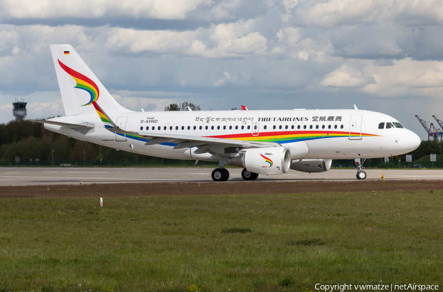 Tibet Airlines Airbus A319-115 (D-AVWD) | Photo 384142