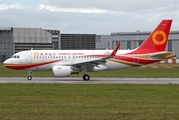 Chengdu Airlines Airbus A319-115 (D-AVWE) at  Hamburg - Finkenwerder, Germany