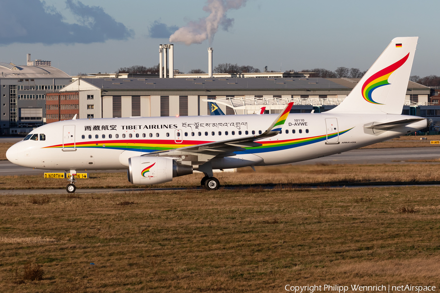 Tibet Airlines Airbus A319-115 (D-AVWE) | Photo 436809