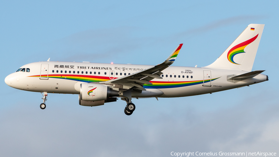 Tibet Airlines Airbus A319-115 (D-AVWF) | Photo 412489