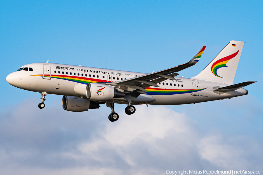 Tibet Airlines Airbus A319-115 (D-AVWF) | Photo 412491