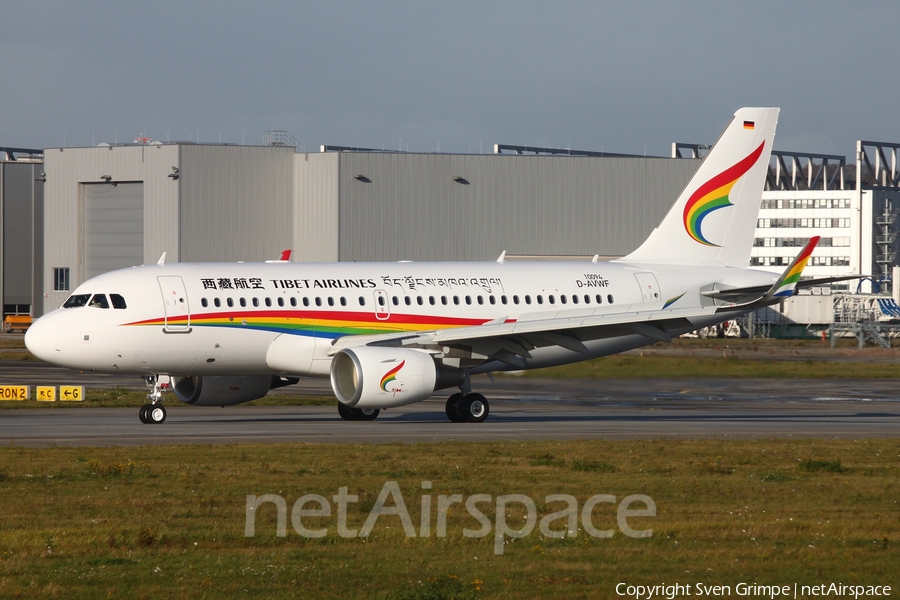 Tibet Airlines Airbus A319-115 (D-AVWF) | Photo 412540