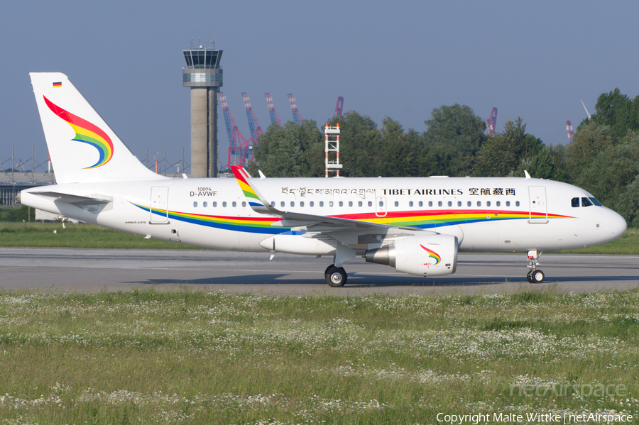 Tibet Airlines Airbus A319-115 (D-AVWF) | Photo 452252