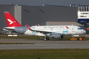 Yunnan Hongtu Airlines Airbus A319-115 (D-AVWF) at  Hamburg - Finkenwerder, Germany