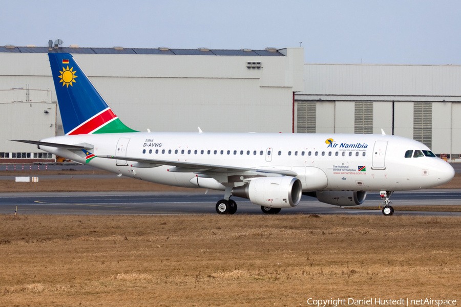 Air Namibia Airbus A319-112 (D-AVWG) | Photo 659159