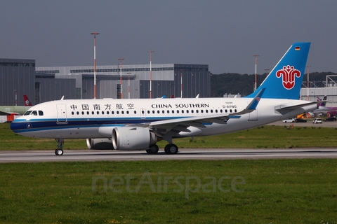 China Southern Airlines Airbus A319-153N (D-AVWG) at  Hamburg - Finkenwerder, Germany