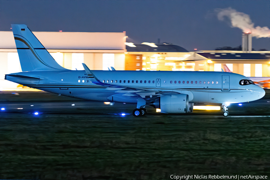 Jet Aviation Business Jets Airbus A319-153N CJ (D-AVWH) | Photo 362510