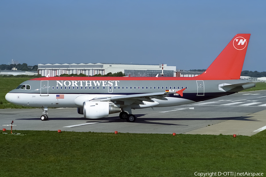 Northwest Airlines Airbus A319-113 (D-AVWJ) | Photo 431018