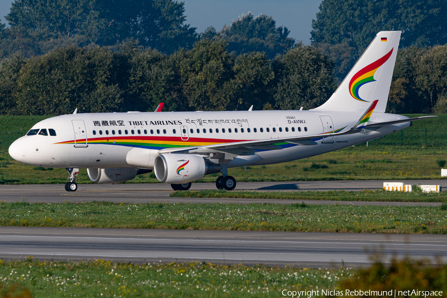 Tibet Airlines Airbus A319-115 (D-AVWJ) | Photo 474696