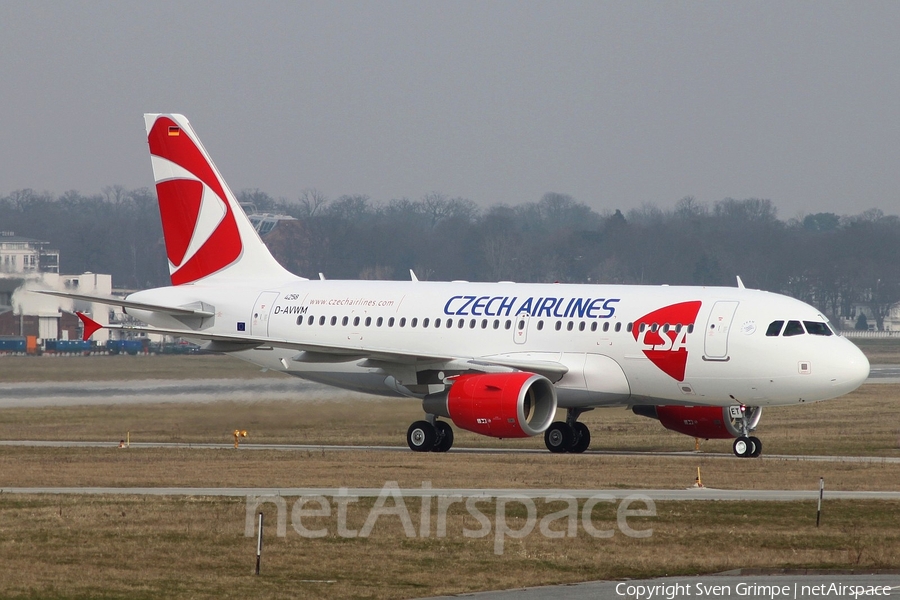 CSA Czech Airlines Airbus A319-112 (D-AVWM) | Photo 11975