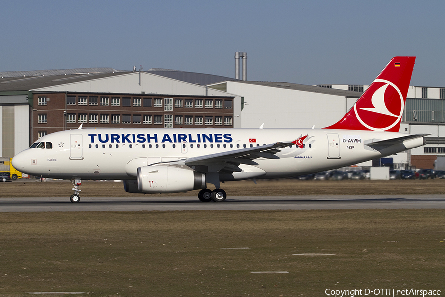 Turkish Airlines Airbus A319-132 (D-AVWM) | Photo 346178