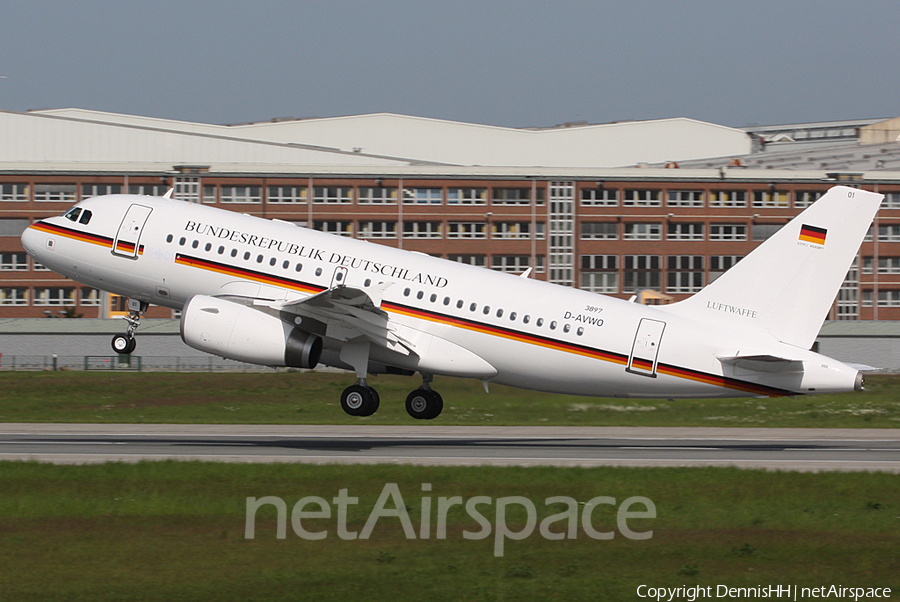 German Air Force Airbus A319-133X CJ (D-AVWO) | Photo 400904