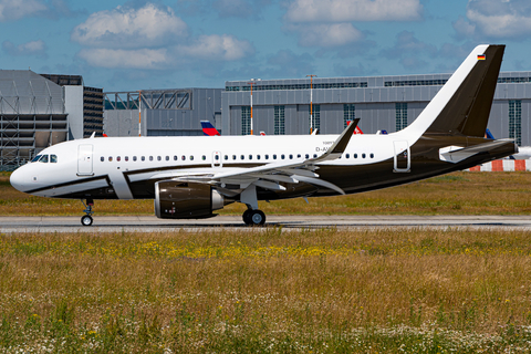 (Private) Airbus A319-153N CJ (D-AVWO) at  Hamburg - Finkenwerder, Germany