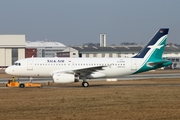 SilkAir Airbus A319-133 (D-AVWO) at  Hamburg - Finkenwerder, Germany