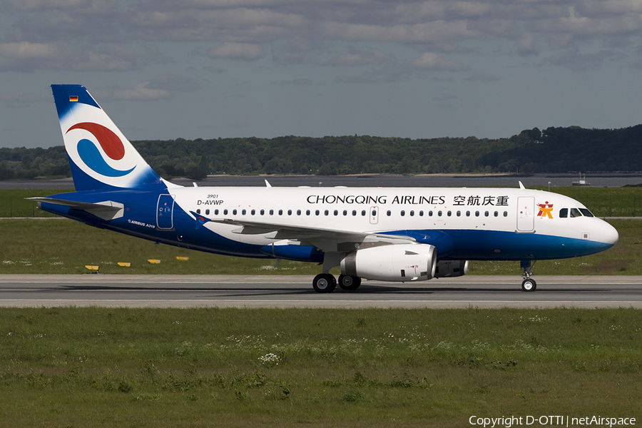 Chongqing Airlines Airbus A319-133 (D-AVWP) | Photo 274876