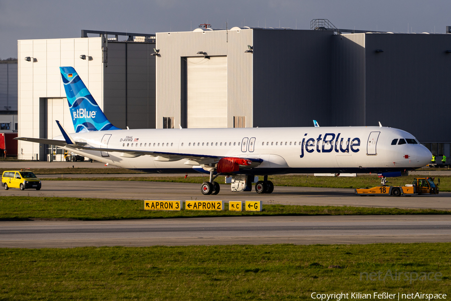 JetBlue Airways Airbus A321-271NX (D-AVWQ) | Photo 443820