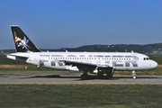 Frontier Airlines Airbus A319-111 (D-AVWU) at  Hamburg - Finkenwerder, Germany