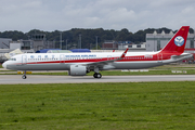Sichuan Airlines Airbus A321-271N (D-AVWW) at  Hamburg - Finkenwerder, Germany