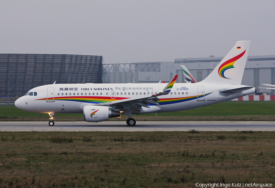 Tibet Airlines Airbus A319-115 (D-AVWW) | Photo 62967