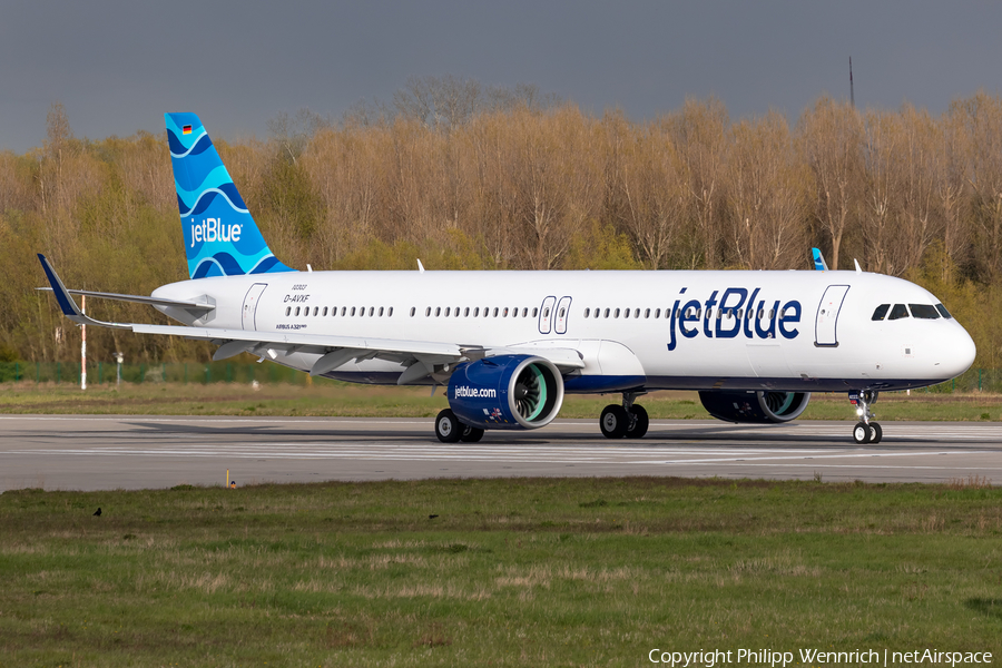 JetBlue Airways Airbus A321-271NX (D-AVXF) | Photo 444637