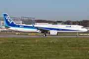 All Nippon Airways - ANA Airbus A321-272N (D-AVXI) at  Hamburg - Finkenwerder, Germany