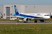 All Nippon Airways - ANA Airbus A321-272N (D-AVXI) at  Hamburg - Finkenwerder, Germany