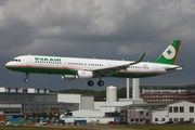 EVA Air Airbus A321-211 (D-AVXI) at  Hamburg - Finkenwerder, Germany