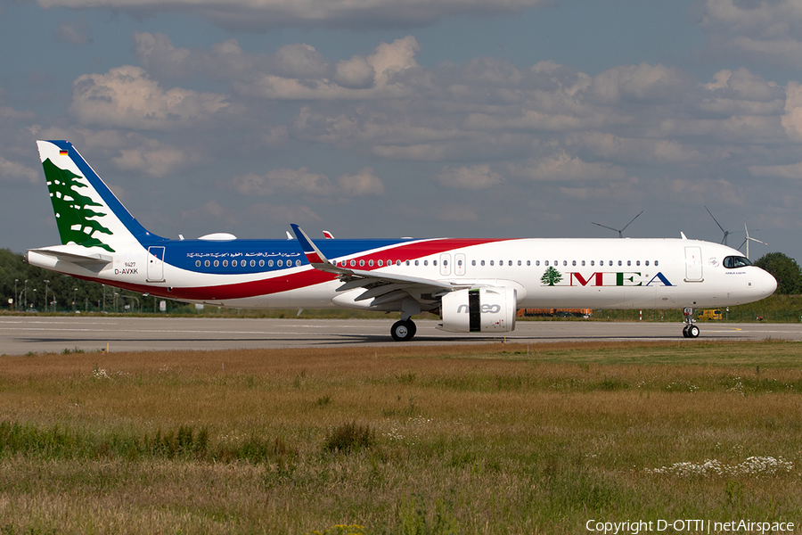 MEA - Middle East Airlines Airbus A321-271NX (D-AVXK) | Photo 389576