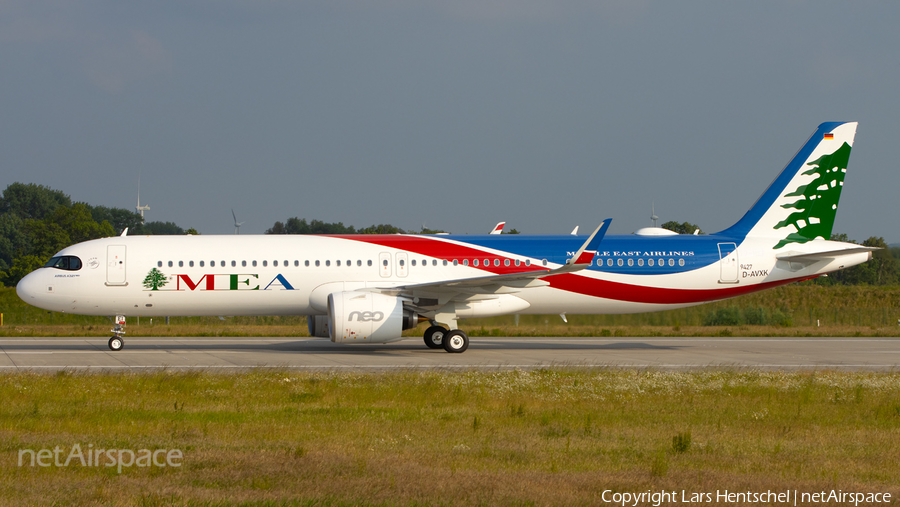 MEA - Middle East Airlines Airbus A321-271NX (D-AVXK) | Photo 389209