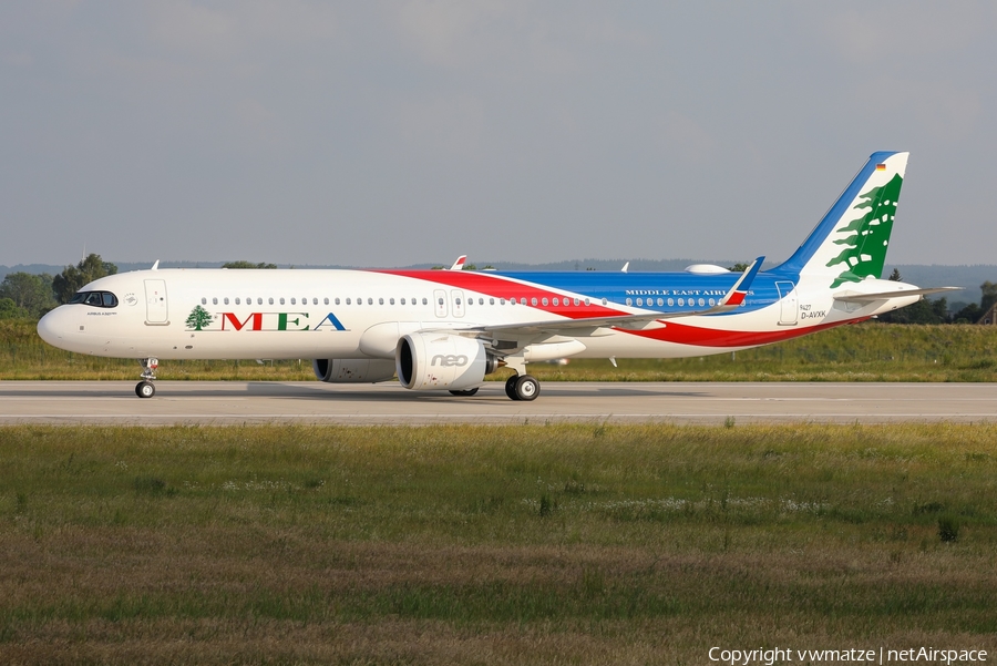 MEA - Middle East Airlines Airbus A321-271NX (D-AVXK) | Photo 389247