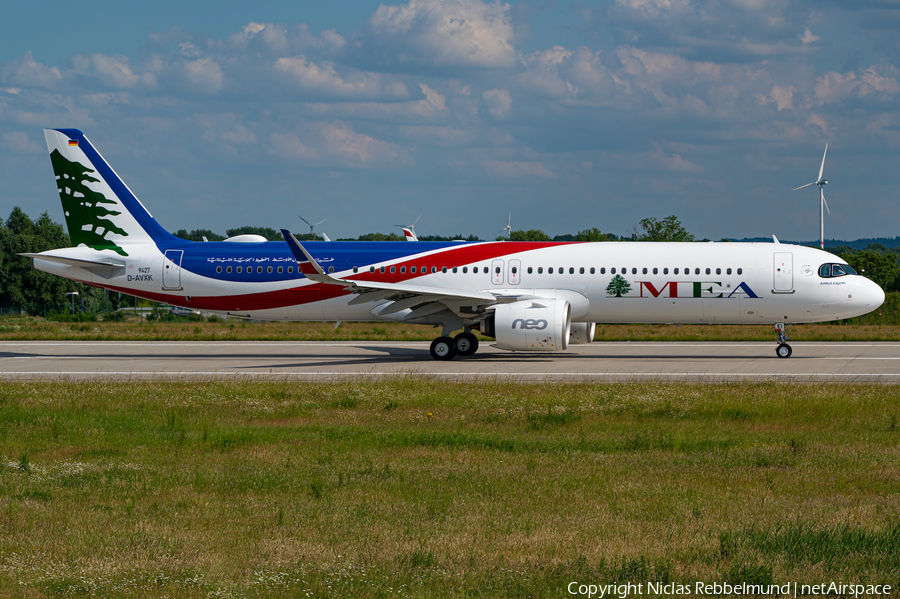 MEA - Middle East Airlines Airbus A321-271NX (D-AVXK) | Photo 389585