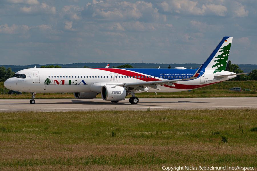 MEA - Middle East Airlines Airbus A321-271NX (D-AVXK) | Photo 389586