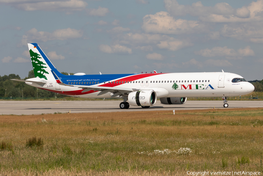 MEA - Middle East Airlines Airbus A321-271NX (D-AVXK) | Photo 389664