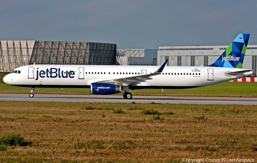 JetBlue Airways Airbus A321-231 (D-AVXM) | Photo 92206