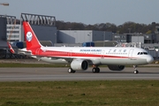 Sichuan Airlines Airbus A321-271N (D-AVXM) at  Hamburg - Finkenwerder, Germany