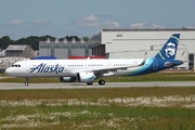 Alaska Airlines Airbus A321-253N (D-AVXO) at  Hamburg - Finkenwerder, Germany