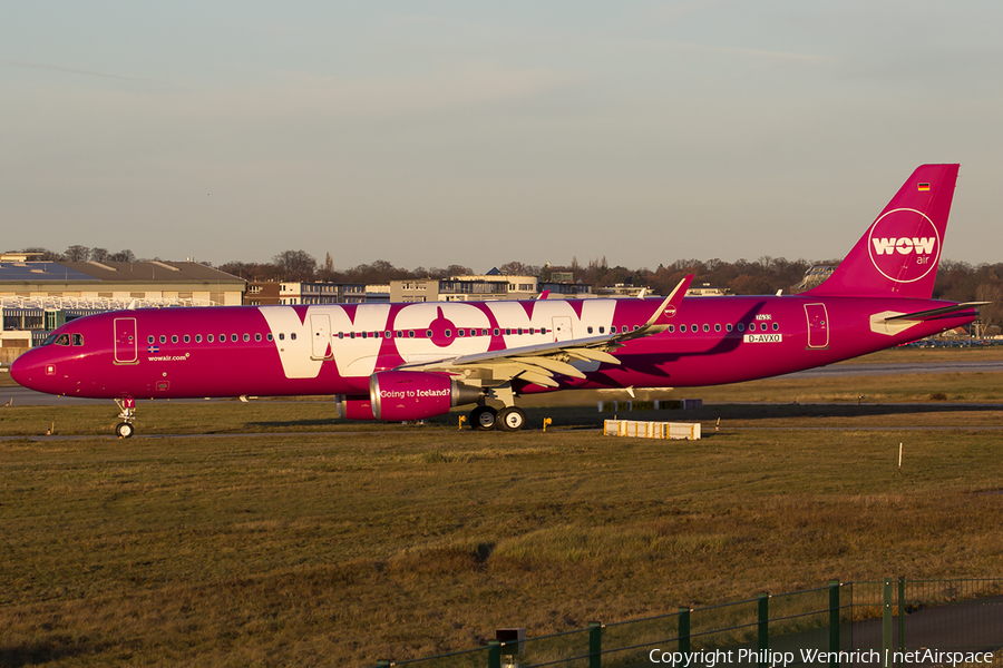 WOW Air Airbus A321-211 (D-AVXO) | Photo 132553
