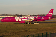 WOW Air Airbus A321-211 (D-AVXO) at  Hamburg - Finkenwerder, Germany