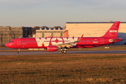 WOW Air Airbus A321-211 (D-AVXO) at  Hamburg - Finkenwerder, Germany