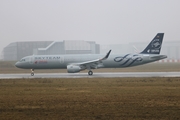 China Eastern Airlines Airbus A321-211 (D-AVXP) at  Hamburg - Finkenwerder, Germany
