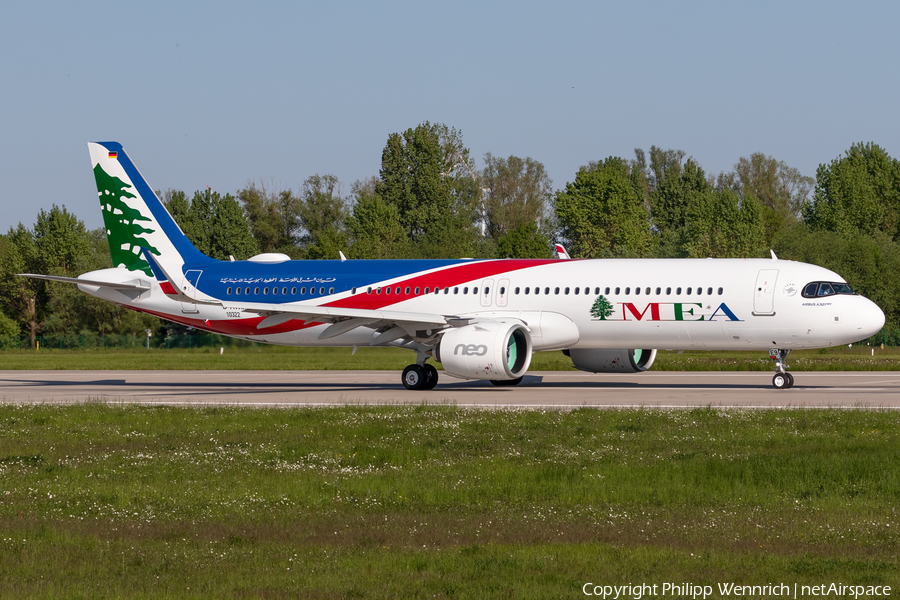 MEA - Middle East Airlines Airbus A321-271NX (D-AVXP) | Photo 450454