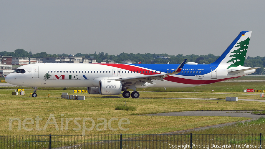 MEA - Middle East Airlines Airbus A321-271NX (D-AVXP) | Photo 452092