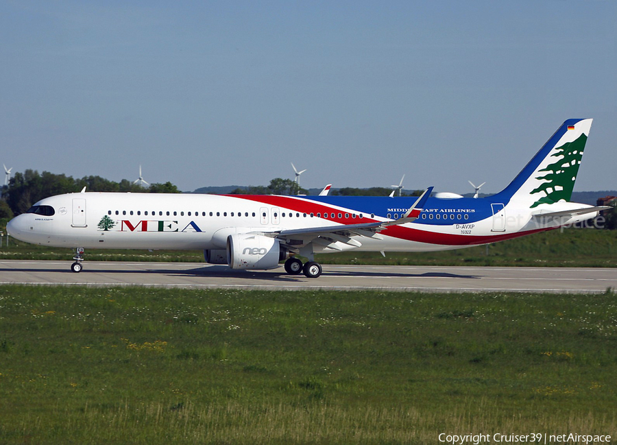 MEA - Middle East Airlines Airbus A321-271NX (D-AVXP) | Photo 468550