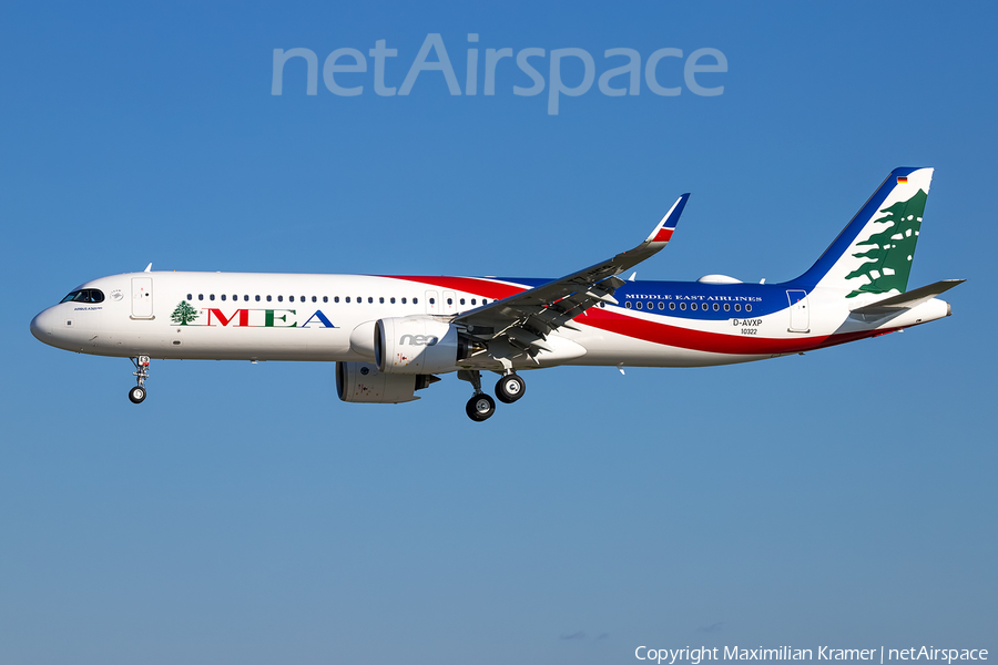 MEA - Middle East Airlines Airbus A321-271NX (D-AVXP) | Photo 521008