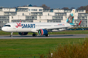 JetSMART Airbus A321-271NX (D-AVXQ) at  Hamburg - Finkenwerder, Germany